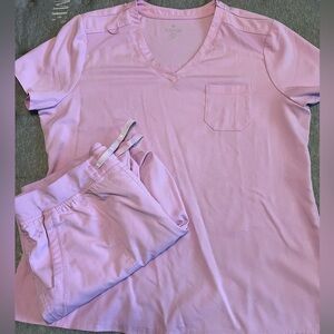 Med Couture Lilac Scrub Set